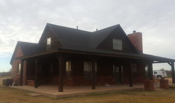 Re-roof Project in Okarche, OK